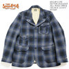 SUGAR CANE FICTION ROMANCE 21oz. WOOL CHECK CRUISER JACKET SC14539画像