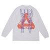 Palace Skateboards 19AW PAIR OF HIPPYS LONGSLEEVE WHITE画像