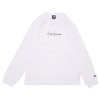 Yohji Yamamoto × NEW ERA 19FW L/S Cotton Tee WHITExBROWN画像