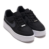 NIKE W AF1 SAGE LOW BLACK/BLACK-WHITE-BLACK CQ7510-001画像