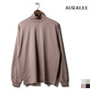 AURALEE 2019FW LUSTER PLAITING HI NECK L/S TEE A9AP02GT画像