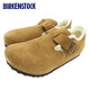 BIRKENSTOCK LONDON SHEARLING SUEDE Shearling Tea 1014962画像