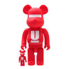 UNDERCOVER × MEDICOM TOY BE@RBRICK UNDERCOVER LOGO 100% & 400% RED画像