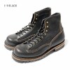 LONE WOLF BOOTS VIBRAM SOLE "LOGGER" BLACK LW00125画像