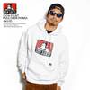 BEN DAVIS ICON PRINT PULLOVER PARKA -WHITE- C-0380030画像