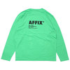 AFFIX BASIC LOGO L/S TEE GREEN画像