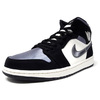 NIKE AIR JORDAN 1 MID SE "BLACK STAIN" BLACK/SMOKE GREY/CEIL 852542-011画像