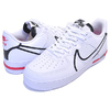 NIKE AIR FORCE 1 REACT white/black-university red CD4366-100画像