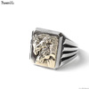 Peanuts&Co PHARAOHS HORSES RING - SQUARE - (SILVER×K10)画像