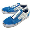 VANS FLAME OLD SKOOL MEDITERRANIAN BLUE/TRUE WHITE VN0A4U3BXF0画像