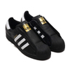 adidas SUPERSTAR LACELESS CORE BLACK/FOOTWEAR WHITE/CORE BLACK FV3018画像