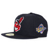 NEW ERA CLEVELAND INDIANS 1997 WORLD SERIES 59FIFTY NAVY FUFNE63984画像