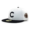 NEW ERA CHICAGO CUBS 1908 WORLD SERIES 59FIFTY WHITE BLACK FUF88004画像