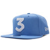 CHANCE THE RAPPER CHANCE 3 NEW ERA CAP SKY BLUE画像