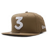 CHANCE THE RAPPER CHANCE 3 NEW ERA CAP KHAKI画像