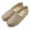 TOMS W Classic ALPARGATA Natural Metallic Woven 10014487画像