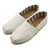 TOMS W Classic ALPARGATA Optic White Heritage Canvas 10013874画像