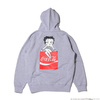 COCA-COLA × BETTY BOOP™ PULLOVER SWEAT HOODIE GRAY BK-86画像