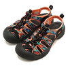 KEEN W NEWPORT H2 Black Multi/Coral 1022796画像