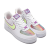 NIKE WMNS AIR FORCE 1 EAS WHITE/BARELY VOLT-HYPER BLUE CW0367-100画像