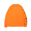 DC SHOES 20 SKATE GRAPH LS ORANGE 5125J030-ORG画像