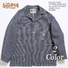 SUGAR CANE FICTION ROMANCE 8oz. INDIGO STRIPE WORK COAT SC14596画像