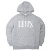 Levi's 90'S SERIF LOGO RELAXED HOODIE GREY HEATHER 72632-0026画像