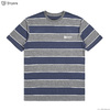 Brixton HILT PRINT S/S KNIT (HEATHER GRAY/WASHED NAVY) 02740画像