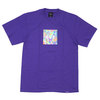 HUF ACID HOUSE BOX LOGO TEE GRAPE PURPLE画像