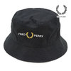 FRED PERRY GRAPHIC BUCKET HAT BLACK HW8646-102画像