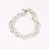 meian STERLING SILVER CLOG FAT CHAIN BRACELET MAB009画像