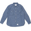 WTAPS 20SS CELL LS SHIRT INDIGO 201BRDT-SHM04画像