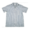 WAREHOUSE Lot 3091 S/S OPEN COLLAR SHIRTS ストライプ(細)画像