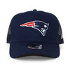 NEW ERA NEW ENGLAND PATRIOTS 9FORTY D-FRAME TRUCKER MESH CAP NAVY 11434238画像