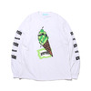 Billionaire Boys Club ICECREAM × atmos EXCLUSIVE CONEMAN L/S T-SHIRT WHITE ICJP205ST002画像