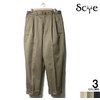 SCYE BASICS SAN JOAQUIN COTTON CHINO PLEATED TROUSERS 5120-83545画像