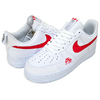 NIKE AIR FORCE 1 LV8 UTILYTY white/university red CW7579-101画像