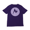 Marmot BIG DOT-M H/S CREW PURPLE TOMPJA46画像