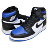 NIKE AIR JORDAN 1 HI OG ROYAL TOE black/black-white-game royal 555088-041画像