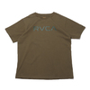 RVCA BIG RVCA TEE MOSS GREEN BA041249画像