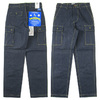 WORLD WORKERS CARGO PANTS BLUE DENIM WW582J画像