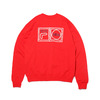 FILA NAIJEL GRAPH LOGO CREW NECK RED FM9772-11画像