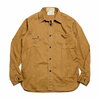 SUGAR CANE FICTION ROMANCE 8.5oz. BROWN WABASH STRIPE WORK SHIRT SC28516画像