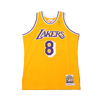 Mitchell & Ness NBA AUTHENTIC HOME JERSEY LAKERS 96 KOBE BRYANT YELLOW AJY4GS18091-LAL画像