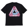 Palace Skateboards 20AW TRI-ZOOTED SHAKKA T-SHIRT BLACK画像