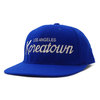 HOOD HAT LOS ANGELES KOREATOWN SNAPBACK CAP ROYAL BLUE画像