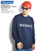 RADIALL LOGOTYPE - CREW NECK POCKET T-SHIRT L/S -INK BLACK- RAD-20AW-CUT019画像