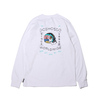 DC SHOES 20 GLAPHICS BASIC LS White x Skull Print 5425J034-WHT1画像