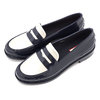 HUNTER ORIGINAL PENNY LOAFER NAVY/OFF WHITE WFF1006RGL-NOW画像