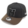 NEW ERA 9FORTY A-Frame CHENILLE BLACK/BEROWN 12572888画像